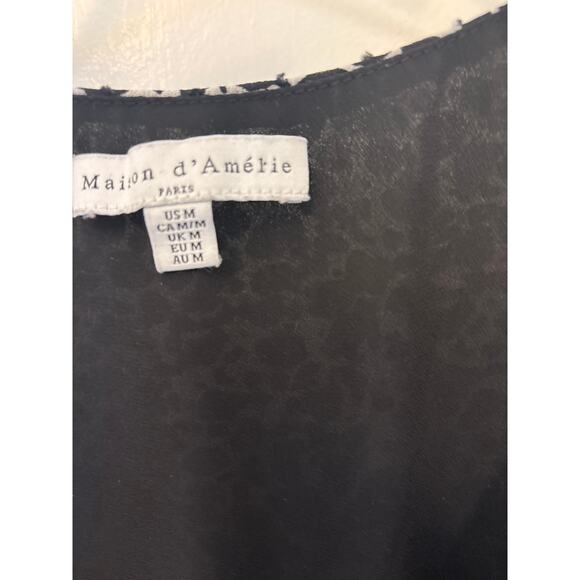 Madison d’ Amelie Black and white Leopard print dress - Picture 2 of 6